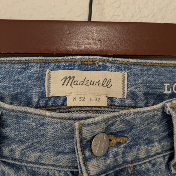 Madewell Loose Straight Vintage Wash Jeans - Picture 3 of 8